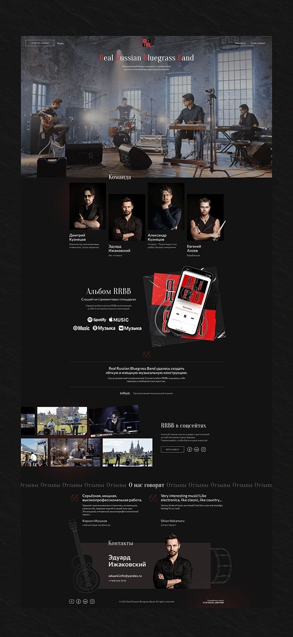 Band website 
